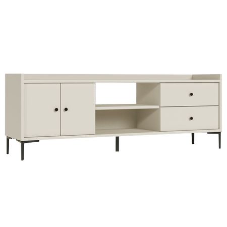 тумба ТВ Teravvio 1802х400х650м серый шелк ЛДСП