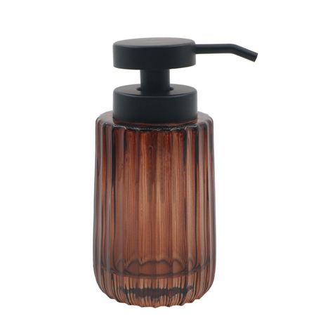 дозатор для жидкого мыла VITARTA Tobacco стекло коричневый