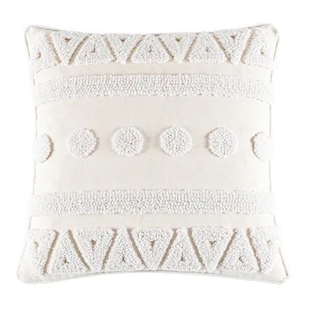 наволочка декоративная TODELIA Орнамент-4 45х45см белая, арт. HPW0128A-A декоративная наволочка canirica белая 45x45 см