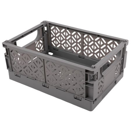 корзина TODELIA складная 35х23,5х14см 10л пластик серая