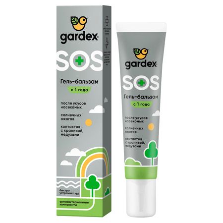 гель-бальзам GARDEX после укусов 25мл грудной эликсир фл 25мл