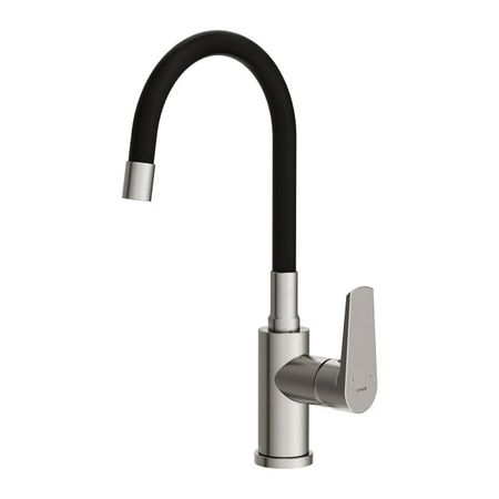 смеситель для кухни CERSANIT Moduo гибкий нержавейка сатин смеситель для кухни voda k555w гибкий нержавейка белый сатин