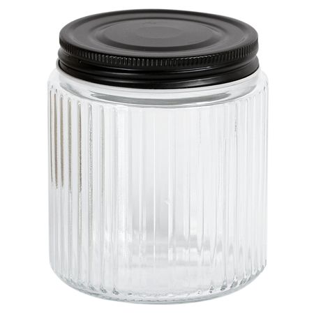 банка для продуктов ESPRADO Faceta 0,55л круглая стекло, нерж.сталь банка для продуктов todelia simplicity 1 6л круглая стекло пробка силикон