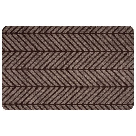 коврик РЫЖИЙ КОТ 50х80см полиэстер, резина, коричневый