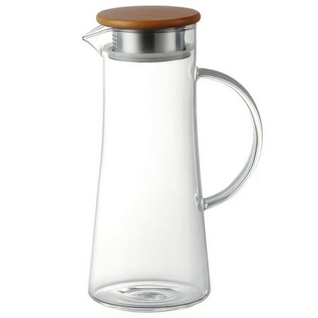 кувшин TODELIA Классика  1,5л с фильтром стекло, дерево, нерж.сталь шампуров ecos 6шт 60x0 65х0 25см прямые нерж дерево