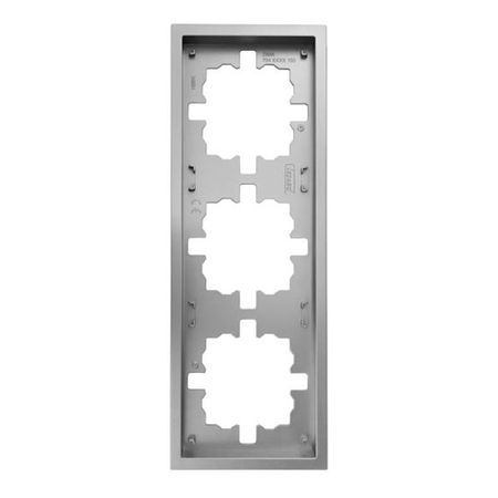 рамка 3 поста LEZARD Zima универсальная серый матовый 7 дюймовая универсальная машина 2din android 8cores dsp carplay автомобильный мультимедийный видео mp5 плеер универсальное радио gps стерео bluetooth