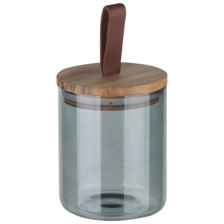 банка для продуктов LEONORD Albero Di Marmo 0,45л круглая стекло, дерево банка для продуктов todelia simplicity 1 6л круглая стекло пробка силикон