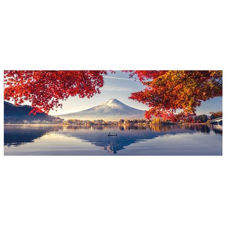 картина на холсте ВУЛКАН В ЯПОНИИ 450х1150мм постеры с животными на холсте