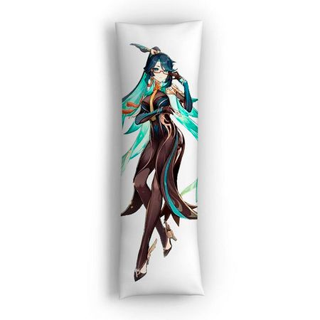 подушка декоративная Дакимакура девочка 140х50см серая, арт.ДД-1 аниме постер страшные насекомые девочка вампир печать на холсте