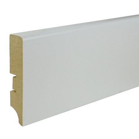 плинтус МДФ BESTENHAUS 80А 2200х80х12мм белый под покраску скоба крепежная sc 8 12мм белый 25шт