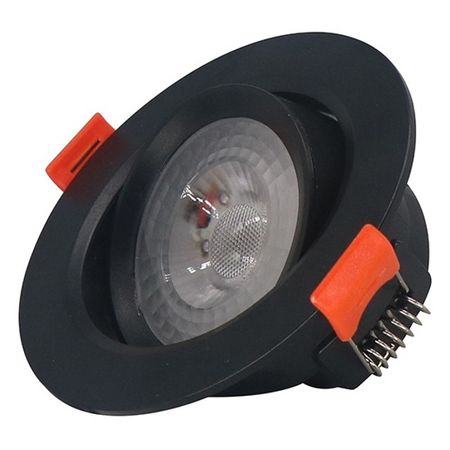 cветильник встраиваемый светодиодный БАЛТИЙСКИЙ СТИЛЬ 9Вт 4500К поворотный чёрный vaneaims 22 мм la36m поворотный ключ переключатель 12 220в 10а 3 позиционный