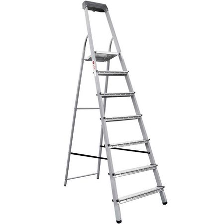 стремянка стальная UGO LOKS 7 ступеней с лотком для инструментов zenhosit hc 5 пластиковые стойки для печатных плат 100 шт