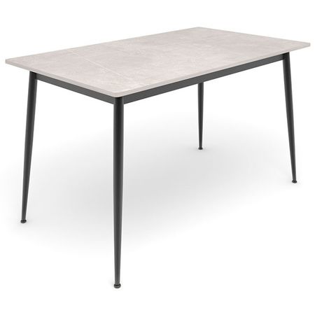 стол ВИКО 1400х800х760мм керамика серый матовый