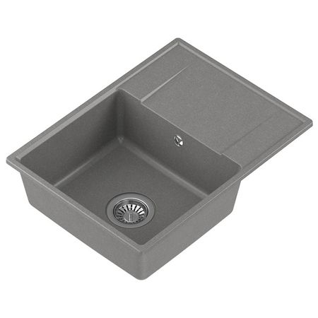 мойка NOVA 59-44 590х440х200мм кварц серый