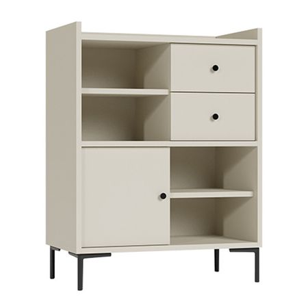 буфет Teravvio 820х450х1080мм серый шелк ЛДСП