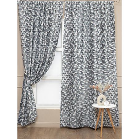 штора портьерная на люверсах AMORE MIO димаут печать 200х260см серая, арт.99046 живописный постер бегущая лошадь в пустыне печать на холсте