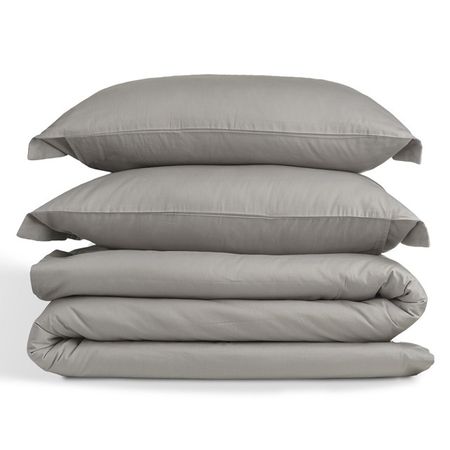 простыня на резинке PICASSA Базовая коллекция/Basic Collection 180х200х30см сатин пепельная, арт.Пнр