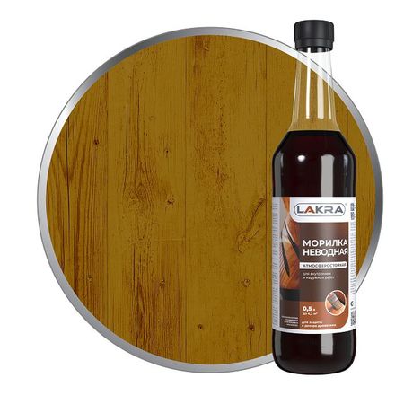 морилка неводная ЛАКРА орех 0,5л, арт.0007990 морилка неводная лакра орех 0 5л арт 0007990