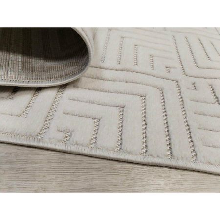 ковер СКАНДИ СИЗАЛЬ 1600х2300мм полиэстр 10658A KREM/KREM