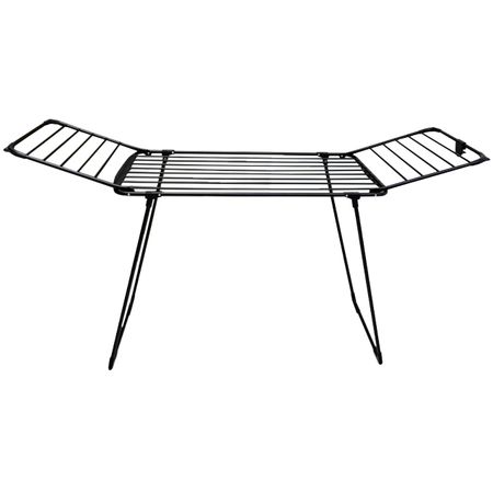 сушилка для белья JOY HOME Mito 18м 105х56х85см напольная нерж.сталь, пластик черная