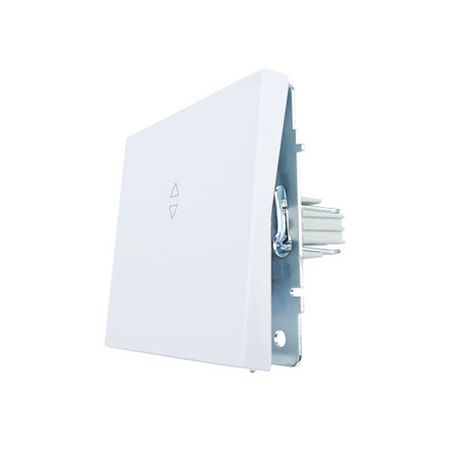 переключатель 1-клавишный LEZARD Zima проходной белый переключатель 2 клавишный iek brite проходной 10а белый