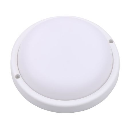 светильник светодиодный влагозащищенный DE FRAN Жета 18Вт 4000К IP54 белый пластик круг