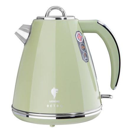 чайник LEONORD LE-1906/2 RETRO 2200Вт 1,5л пластик/металл зеленый чайник vitek vt 1139 2200вт 1 8л металл