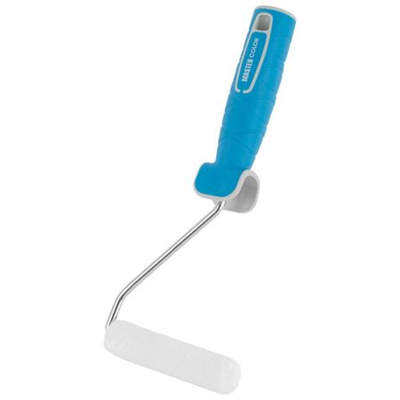 валик с ручкой Master Color полиэстер 100мм ворс 5 мм отв.6мм, арт.30-1037 валик с ручкой toolberg полиэстер 230мм ворс 20мм арт 0303012