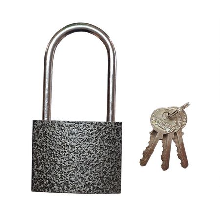 замок навесной UGO LOKS чугун 32мм длинная дужка ручка кнопка 32мм cлоновая кость золото винтаж wpo 707 032 00v5