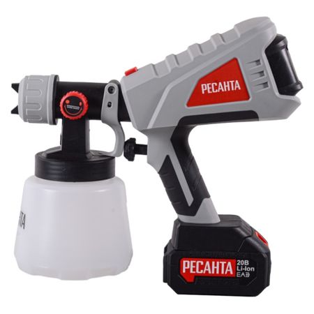 краскопульт аккумуляторный РЕСАНТА АКП-20Li 20В 4Ач АКБ fogwowo распылительные сопла для системы охлаждения 6 мм