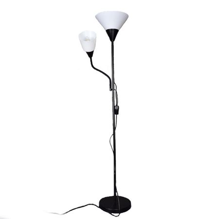 торшер РОССВЕТ Ванда 2х20Вт E27/E14 металл черный люстра потолочная россвет вьюн 2х20вт е27 металл пластик белый