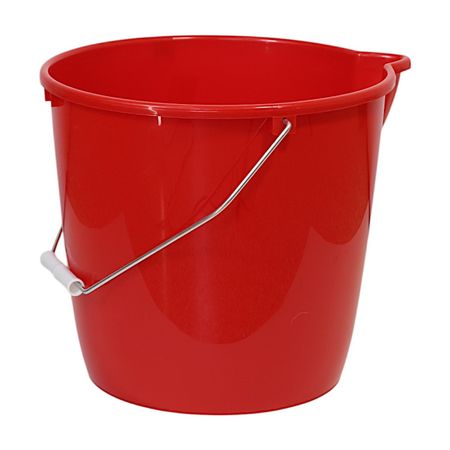 ведро MR BRUSH Roundy 12л без крышки пластик, металл водонепроницаемые крышки для тумблеров m12 0 75