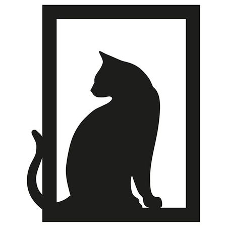 панно садовое модульное Кошка 2