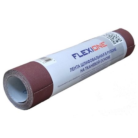 рулон шлифовальный на тканевой основе FLEXIONE 280ммx3м Р100, арт.50000977 рулон шлифовальный на бумажной основе mirox se 115ммх5м р100 арт mxse11500510
