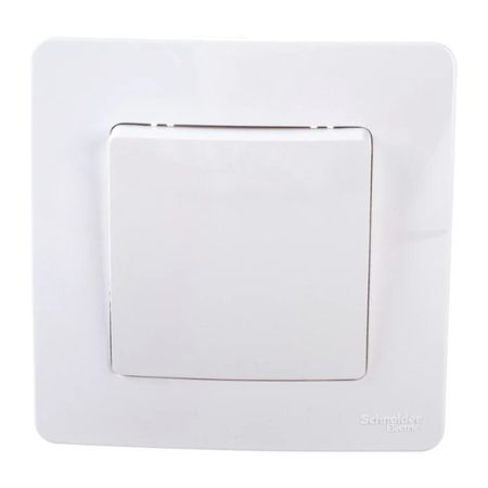 выключатель 1 клавишный SYSTEME ELECTRIC Blanca (cх.1) 10А 250В белый розетка 1 пост tv schneider electric blanca белый