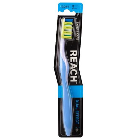 щетка зубная REACH Dual effect мягкая мягкая роликовая щетка для dreame h12 pro h12 dual h12 plus h13 pro plus mix m13 beta g10pro