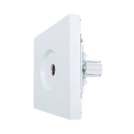 розетка телевизионная LEZARD Zima проходная белый eleabc rj11 6p6c сетевой разъем 6pin