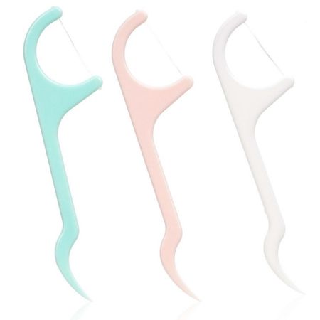 зубочистки с нитью D.I.E.S. Микс 2 ваниль, дыня, мята 150шт пластиковые зубочистки для хэллоуина