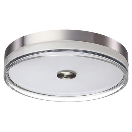 светильник настенно-потолочный SONEX Mitra LED 76Вт 4000K металл акрил никель прозрачный 10 шт 25x33 30x33 38x45 65x42 пластиковые складные петли прозрачный шарнир из плексигласа прочный прозрачный акрил