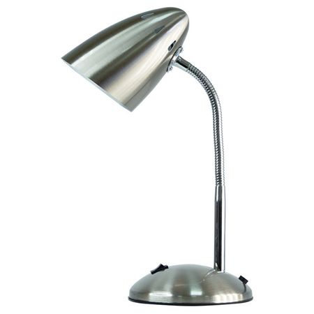 лампа настольная ТРАНСВИТ Аэро 40Вт Е27 серебристый лампа настольная эра e27 40вт белая