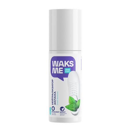 нейтрализатор запаха WAKSME Smell Remover для обуви 150мл средство для промывания полости носа система duo софт аквалор спрей 150мл