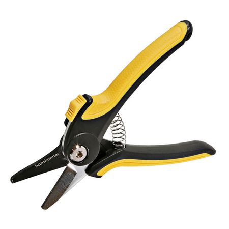секатор Hanskonner 18см плоскостной сталь секатор плоскостной контактный koopman 26см