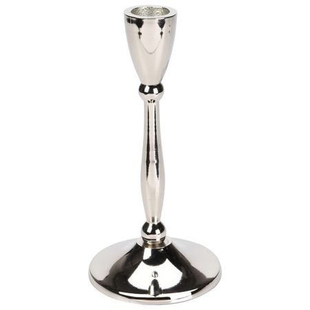 подсвечник 8х17см серебряный новогодний баннер 2026