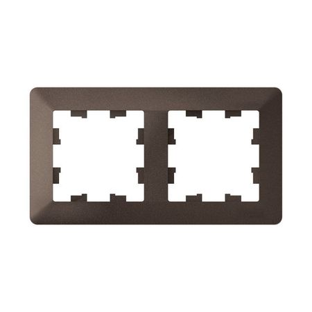 рамка 2 поста AtlasDesign Air мокко