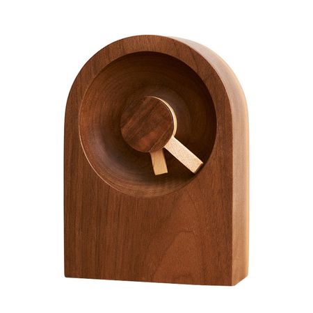 часы настольные кварцевые Арка 145x105x40мм орех коричневый кюветы кварцевые jgs1 10 мм 2 шт