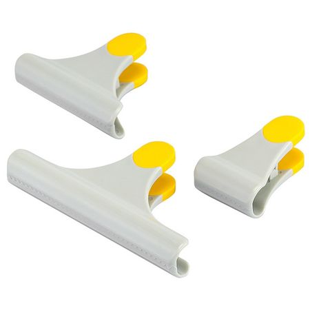 набор зажимов для пакетов SMART SOLUTIONS Snip Click 3шт 15см, 10см, 5см пластик mijia термосеалер для пакетов