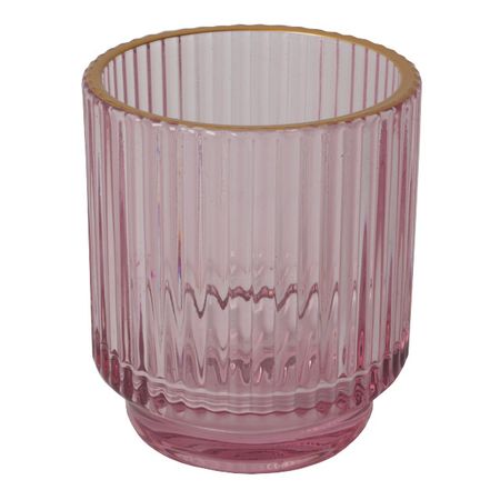 подсвечник MAXIJOY Amethyst 7,5х7,5х8см стекло шар maxijoy белые бусы 80мм стекло красный