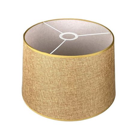 абажур СВЕТПРОМЪ Е27х60Вт для подвеса ткань лен золотистый