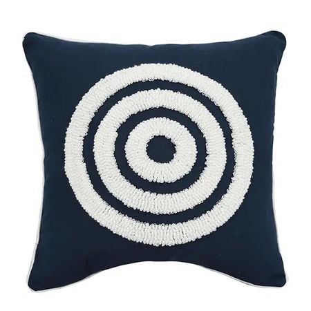 наволочка декоративная TODELIA Центр 45х45см темно-синяя, арт. HPW0138A-A керамическая ваза jingdezhen темно синяя