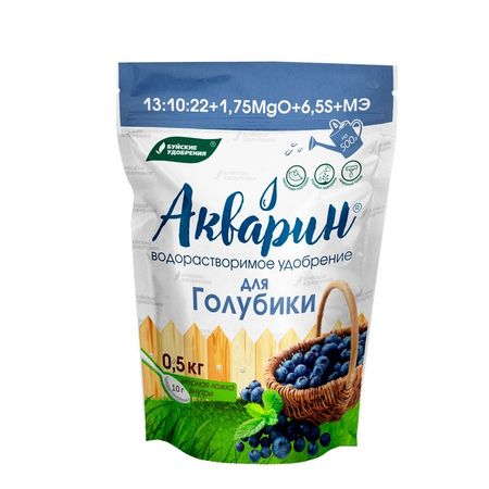 удобрение минеральное Акварин для голубики 0,5кг удобрение минеральное акварин для голубики 0 5кг